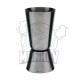 Nerezová odmerka Jigger 25/50ml